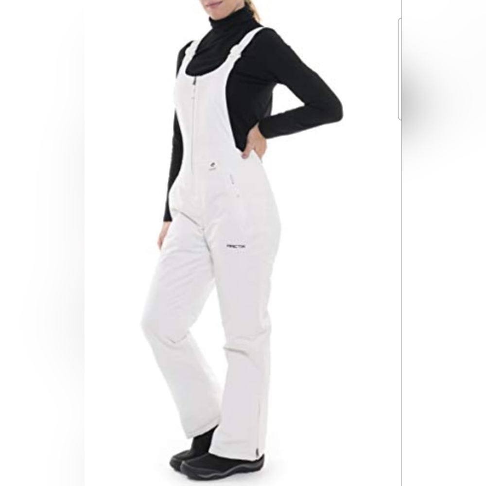 Arctix Women's White Essential Insulated Snow Bib Overalls Size 3XL